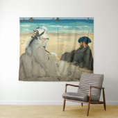 エドワードマネットオンビーチ タペストリー (インサイチュ(横))