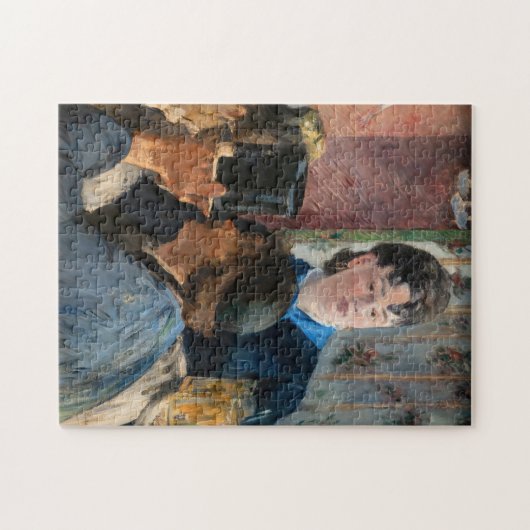 エドワードマネ – ウェイトレスサービングビール ジグソーパズル (横)