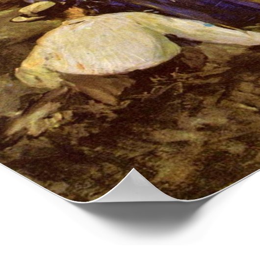 エドワードマネ – クロケゲーム ポスター (角)