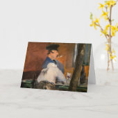 エドワードマネ – ザバー,ルブション カード (黄色い花)