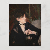 エドワードマネ – ファン付きベルザモリソト1874 ポストカード (正面)