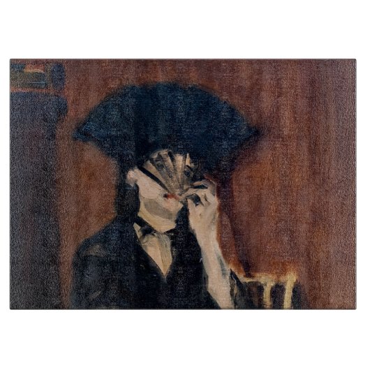 エドワードマネ – ファン付きベルザモリソト カッティングボード (正面)