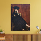 エドワードマネ – ファン付きベルザモリソト キャンバスプリント (インサイチュ (リビング))