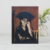 エドワードマネ – ファン付きベルザモリソト サンキューカード (スタンド正面)