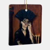 エドワードマネ – ファン付きベルザモリソト セラミックオーナメント (右)