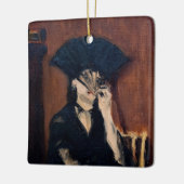 エドワードマネ – ファン付きベルザモリソト セラミックオーナメント (左)
