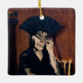 エドワードマネ – ファン付きベルザモリソト セラミックオーナメント (正面)