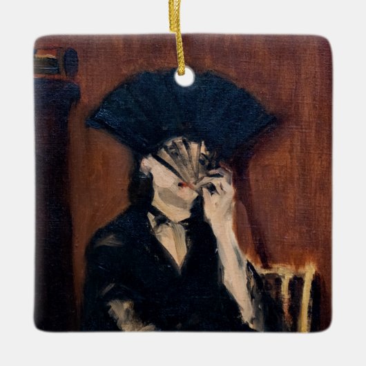 エドワードマネ – ファン付きベルザモリソト セラミックオーナメント (正面)