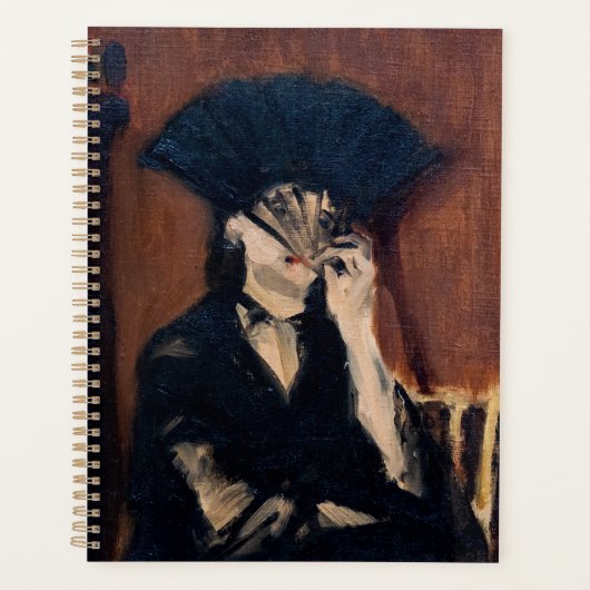 エドワードマネ – ファン付きベルザモリソト プランナー手帳 (正面)