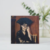 エドワードマネ – ファン付きベルザモリソト 招待状 (スタンド正面)