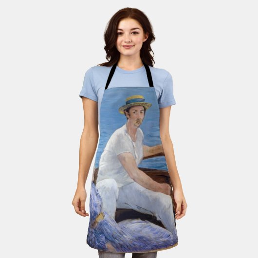 エドワードマネ – ボート エプロン (着用した状態)