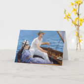 エドワードマネ – ボート カード (黄色い花)