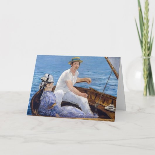 エドワードマネ – ボート カード (正面)