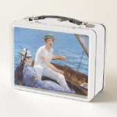 エドワードマネ – ボート メタルランチボックス (裏面)