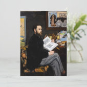 エドワードマネ – ポートレートオブエミールゾラ サンキューカード (スタンド正面)