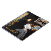 エドワードマネ – ポートレートオブエミールゾラ ノートブック (左側)