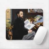 エドワードマネ – ポートレートオブエミールゾラ マウスパッド (マウス)