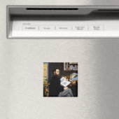 エドワードマネ – ポートレートオブエミールゾラ マグネット (インサイチュ (食洗機))