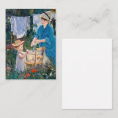 エドワードマネ – ランドリー ノートカード (正面/裏面)