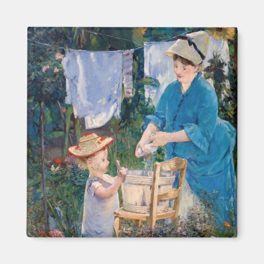 エドワードマネ – ランドリー マグネット (正面)