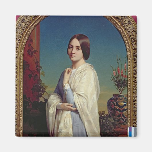 エドワードュブフェ夫人1842 マグネット (正面)