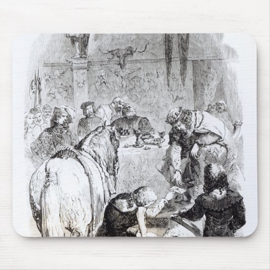 エドワード二世および吟遊詩人 マウスパッド (正面)