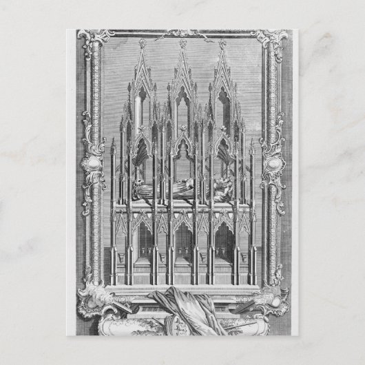 エドワード二世の記念碑 ポストカード (正面)