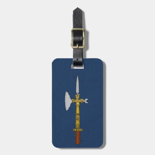 エドワード四世の宝石器 ラゲッジタグ (正面縦)