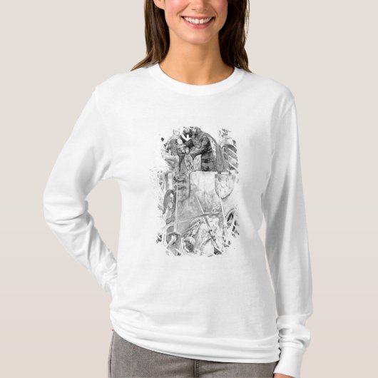 エドワード彼の息子のウェールズ王子を宣言するI Tシャツ (正面)