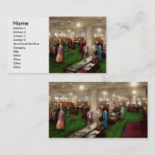 エドワード朝百貨店 - The Edwardian Department Store 名刺 (正面/裏面)