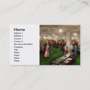 エドワード朝百貨店 - The Edwardian Department Store 名刺