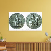 エドワード素晴らし一世の印 キャンバスプリント (インサイチュ (リビング))