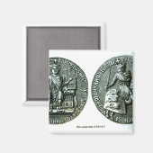 エドワード素晴らし一世の印 マグネット (正面/裏面)