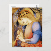 エドワード遊・バーン・ジョーンズの「天使の花」 ポストカード (正面/裏面)