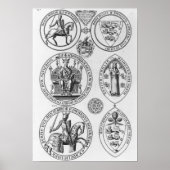 エドワード1世のアザラシ ポスター (正面)