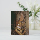 エドワード1世の戴冠椅子は「ウォルター」 ポストカード (スタンド正面)