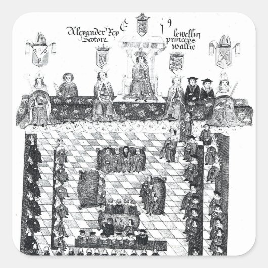 エドワード1世の議会 スクエアシール (正面)