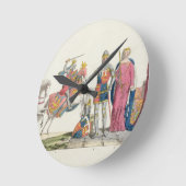 エドワード3世のジョン・ギャントのリチャード、ライオハートだ。 ラウンド壁時計 (傾斜)