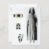 エドワード3世の肖像画 ポストカード (正面/裏面)