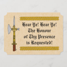 エドワード4世のポールアックスの招待