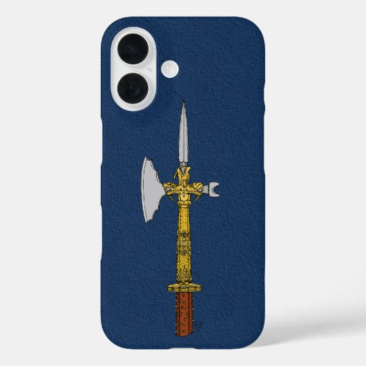エドワード4世のポールアックスiPhoneケース Case-Mate iPhoneケース (裏面)