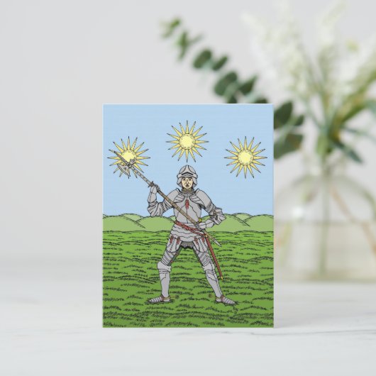 エドワード4世プレートアーマー ポストカード (スタンド正面)