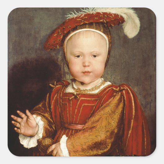 エドワード6世の子としてのポートレート, c.1538 スクエアシール (正面)