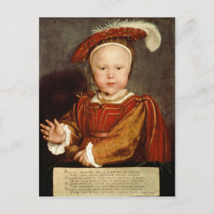エドワード6世の子としてのポートレート, c.1538 ポストカード