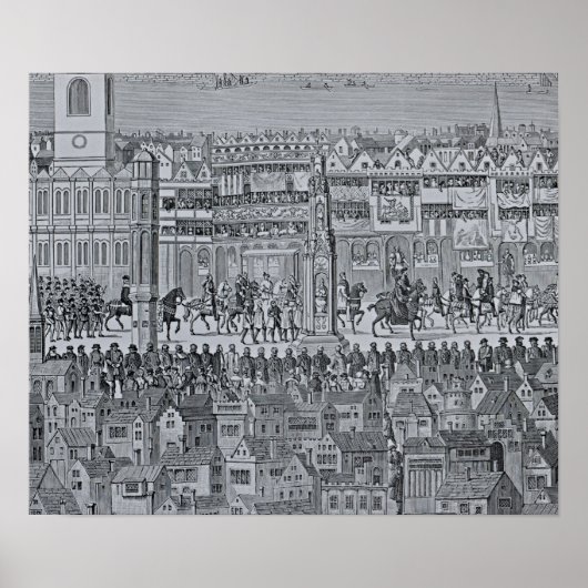 エドワード6世の戴冠行列の一部 ポスター (正面)