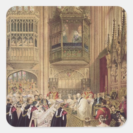 エドワード7世の結婚 スクエアシール (正面)