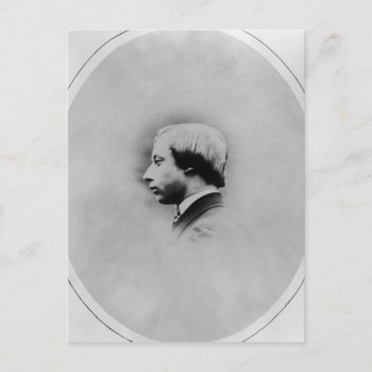 エドワード7世、1860年 ポストカード (正面)