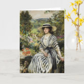 エドワード・ウィンザー・ハッシー夫人 | ジェームス・ジェブサシャノン カード (黄色い花)