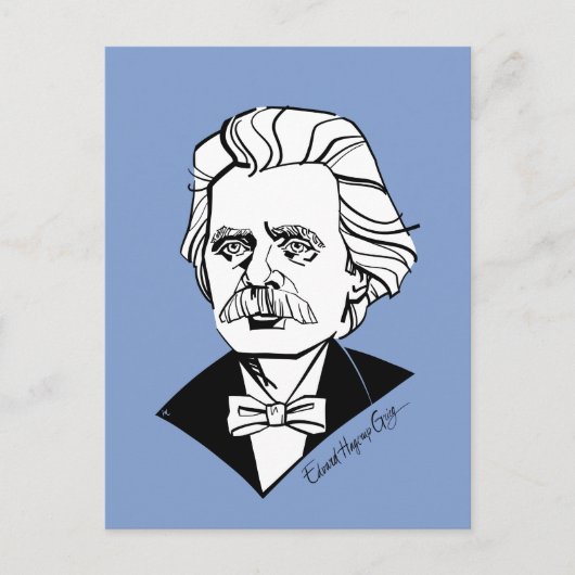 エドワード・エルガー ポストカード (正面)