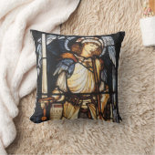 エドワード・コーリー・バーン=ジョーンズによる聖ミカエル クッション (ブランケット)